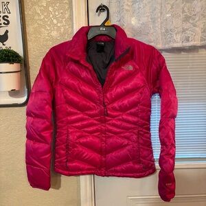 The North Face Women's Fuchsia Puffer Jacket